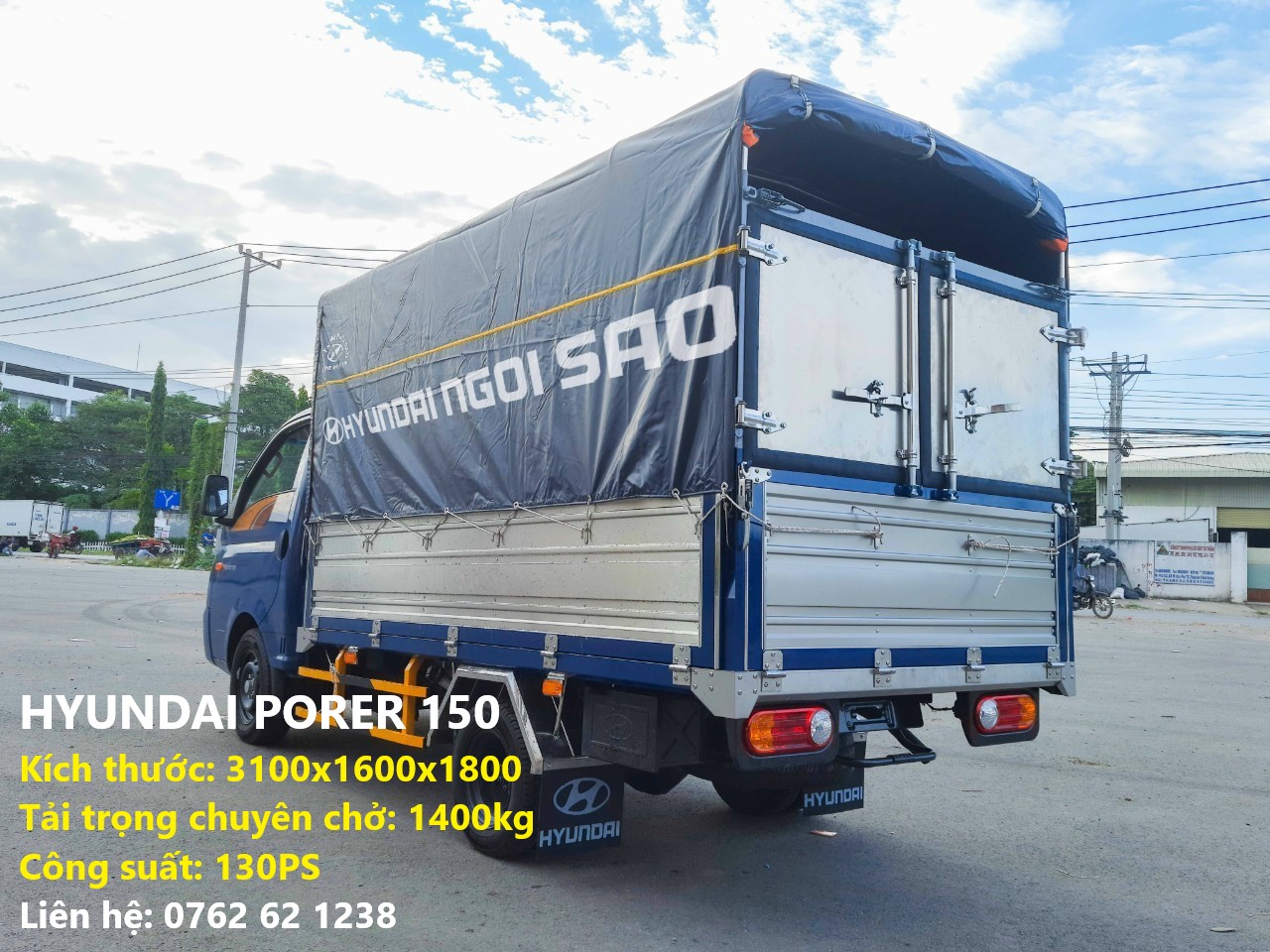 Hyundai Porter H150 2021 - Hyundai Porter 150 2021 hỗ trợ góp 80%
