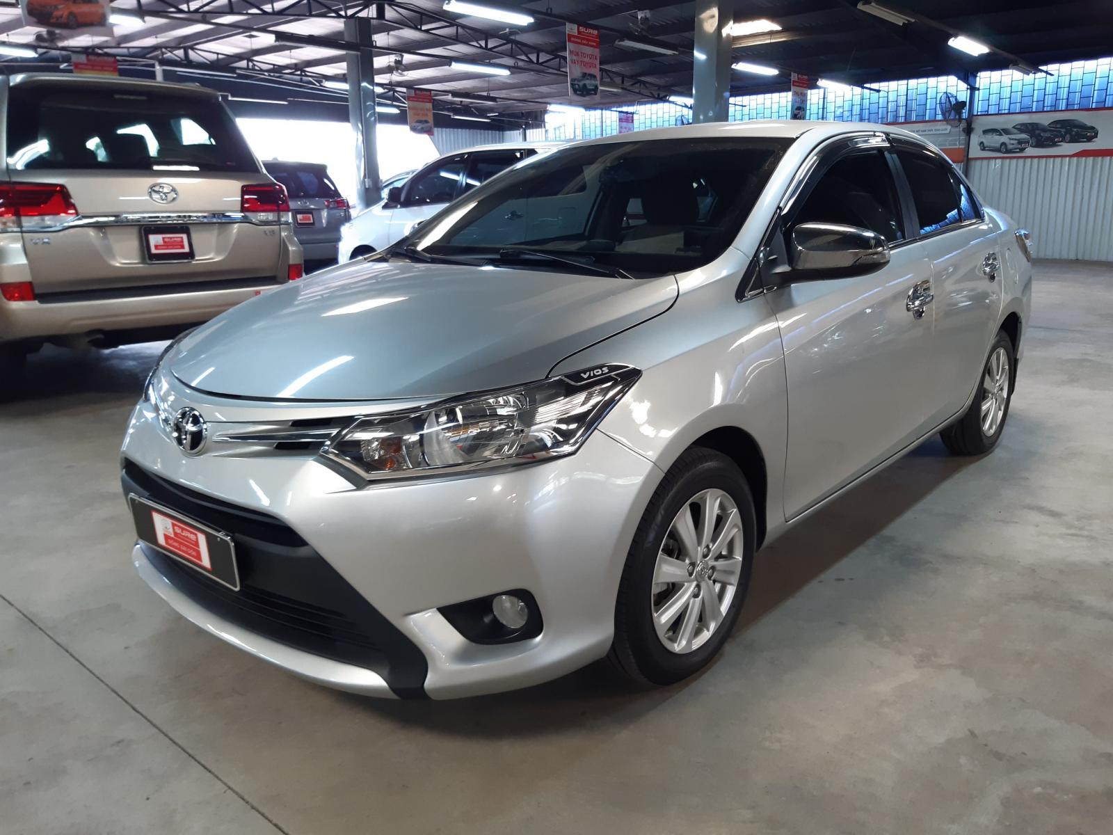 Toyota Vios 1.5 E MT 2017 - Xe Toyota Vios 1.5 E MT đời 2017, màu bạc, biển SG chuẩn chỉ 85.000km, hỗ trợ vay 70% - giá còn Fix