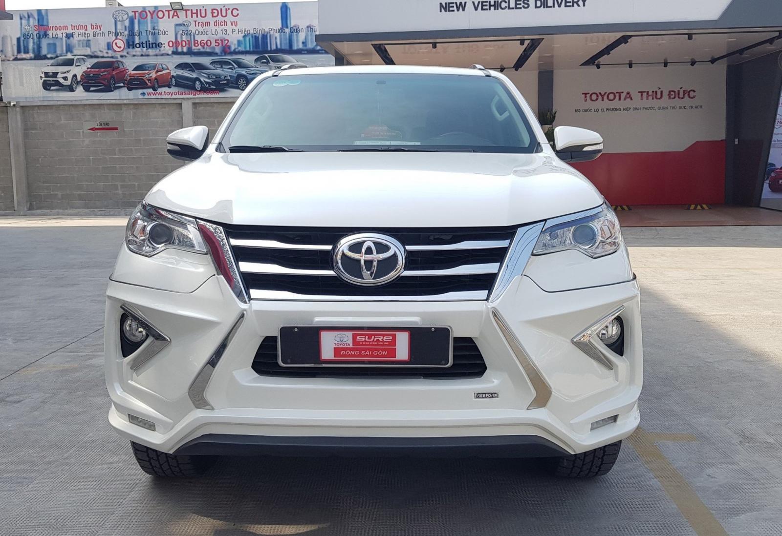 Toyota Fortuner 2.7 2017 - Bán Toyota Fortuner 2.7 sản xuất 2017, màu trắng