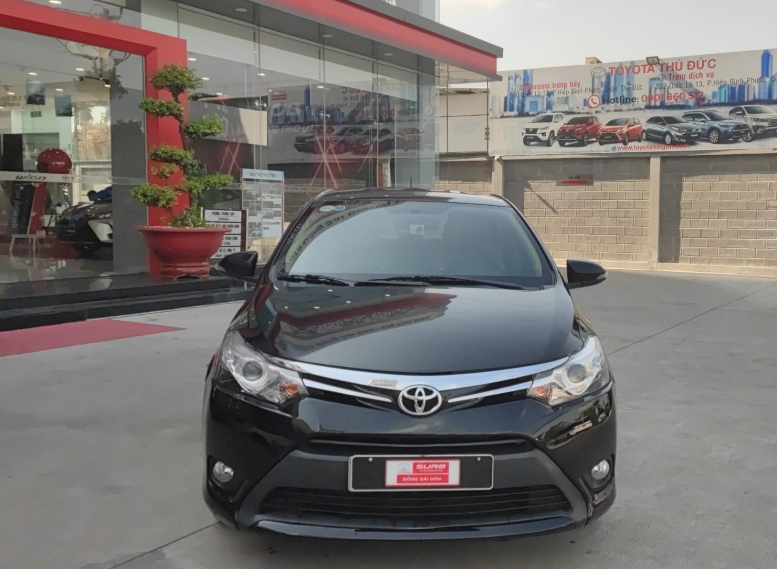 Toyota Vios 1.5G 2017 - Cần bán lại xe Toyota Vios 1.5G 2017, màu đen, biển sg cực khủng - xe giá còn fix chốt đẹp giao ngay