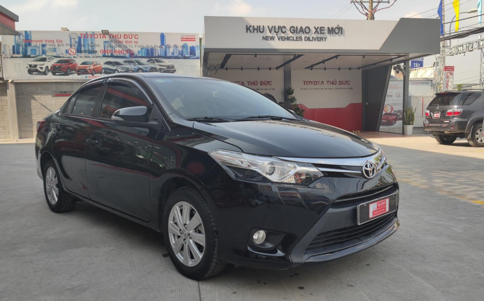 Toyota Vios 1.5G 2017 - Cần bán lại xe Toyota Vios 1.5G 2017, màu đen, biển sg cực khủng - xe giá còn fix chốt đẹp giao ngay