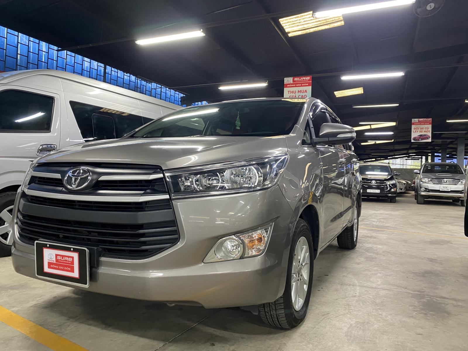 Toyota Innova 2.0G 2017 - Xe Toyota Innova 2.0G đời 2017 màu đồng ánh kim, biển SG - hỗ trợ vay 70% -giá fix đẹp