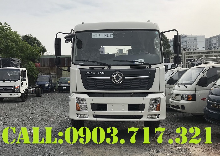 Xe tải 5 tấn - dưới 10 tấn 2021 - Công ty bán xe tải DongFeng Hoàng Huy B180 10 tấn thùng dài 7m5 giao xe ngay 