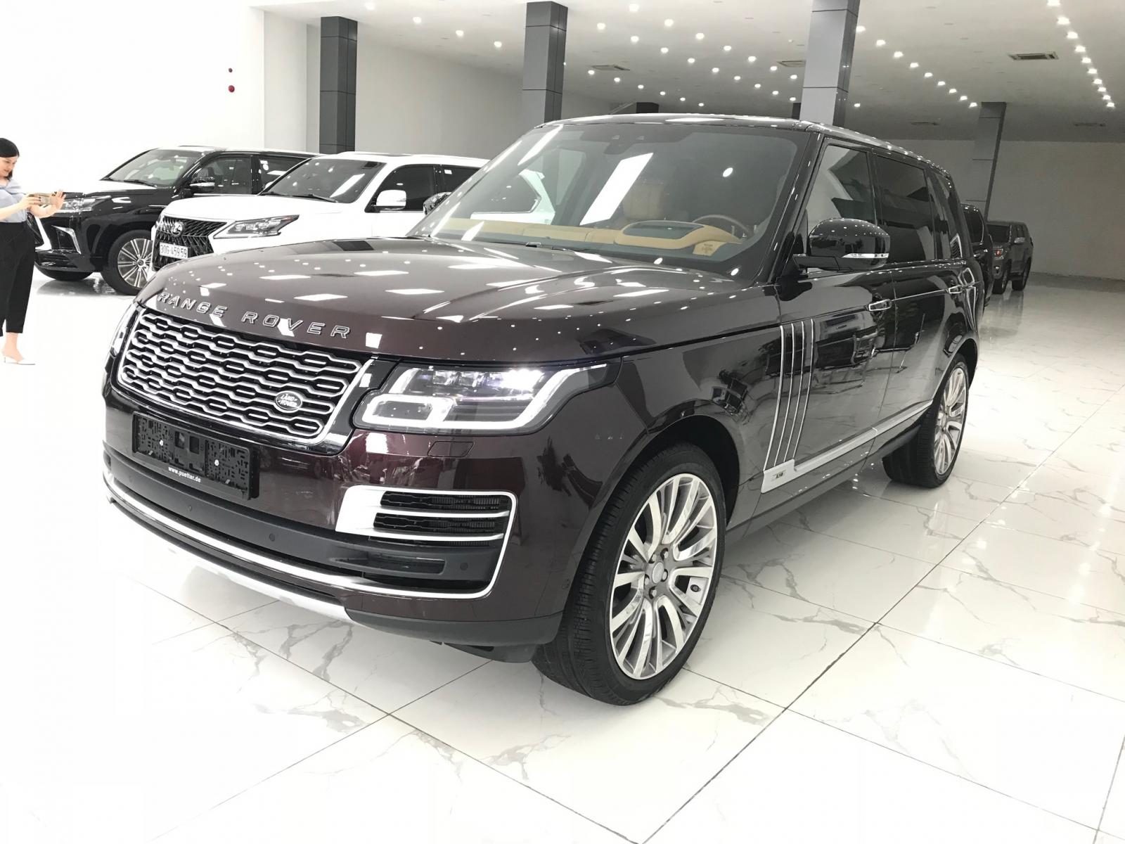 LandRover Range rover SV 2021 - Giao ngay LandRover Range Rover SV Autobiography L Sản xuất 2021 mới 100% màu đỏ nóc đen, nội thất nâu da bò bản mới nhất