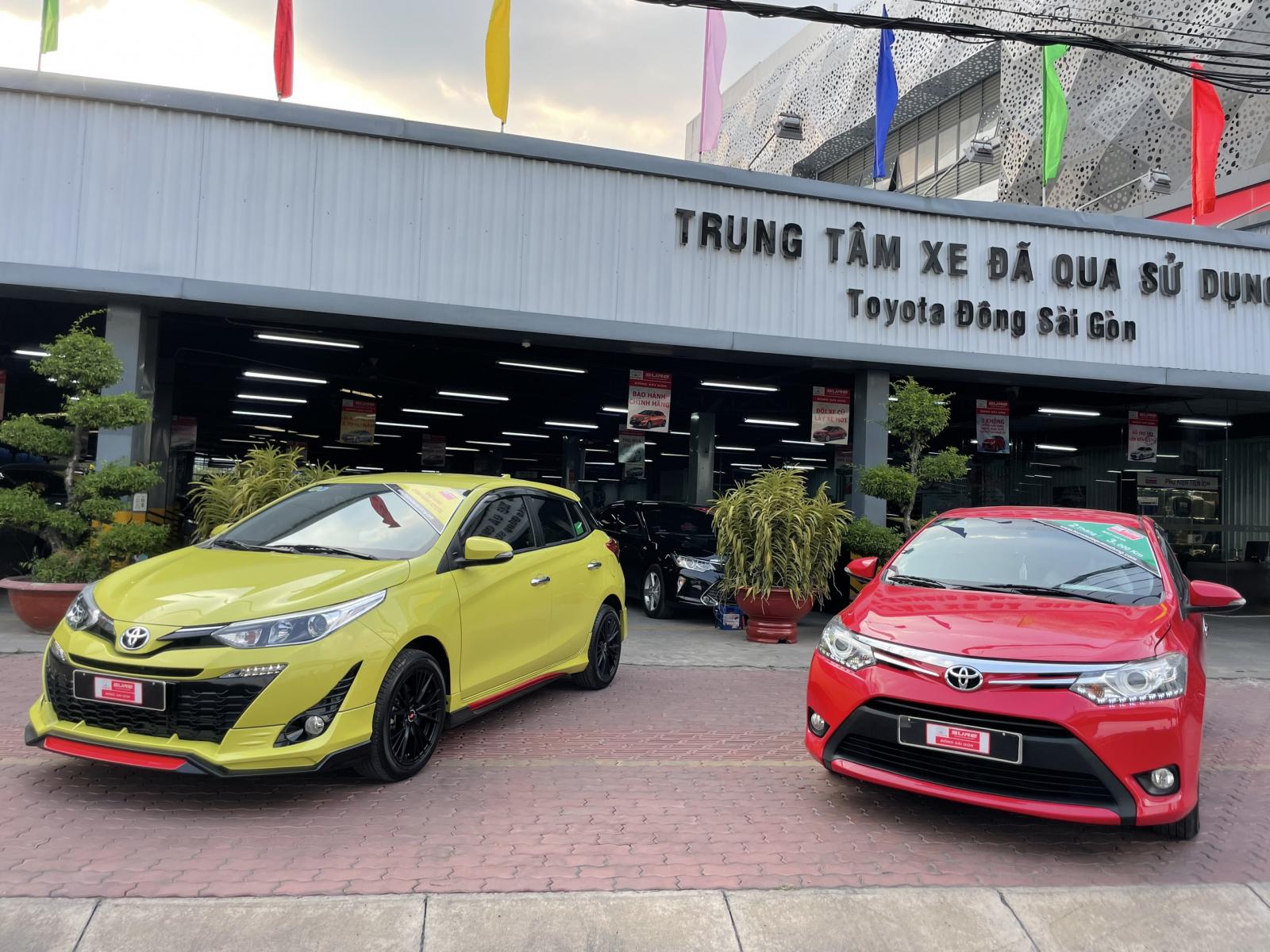 Toyota Yaris 2019 - Cần bán gấp Toyota Yaris 1.5G đời 2019, màu vàng đẹp rực rỡ, xe biển SG Lướt 19.000km - giá fix đẹp