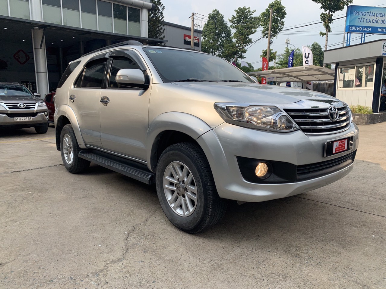 Toyota Fortuner 2.5G 2012 - Bán xe Toyota Fortuner 2.5G đời 2012, màu bạc ,BIển SG - Chạy đúng 150.000km - Giá Fix đẹp