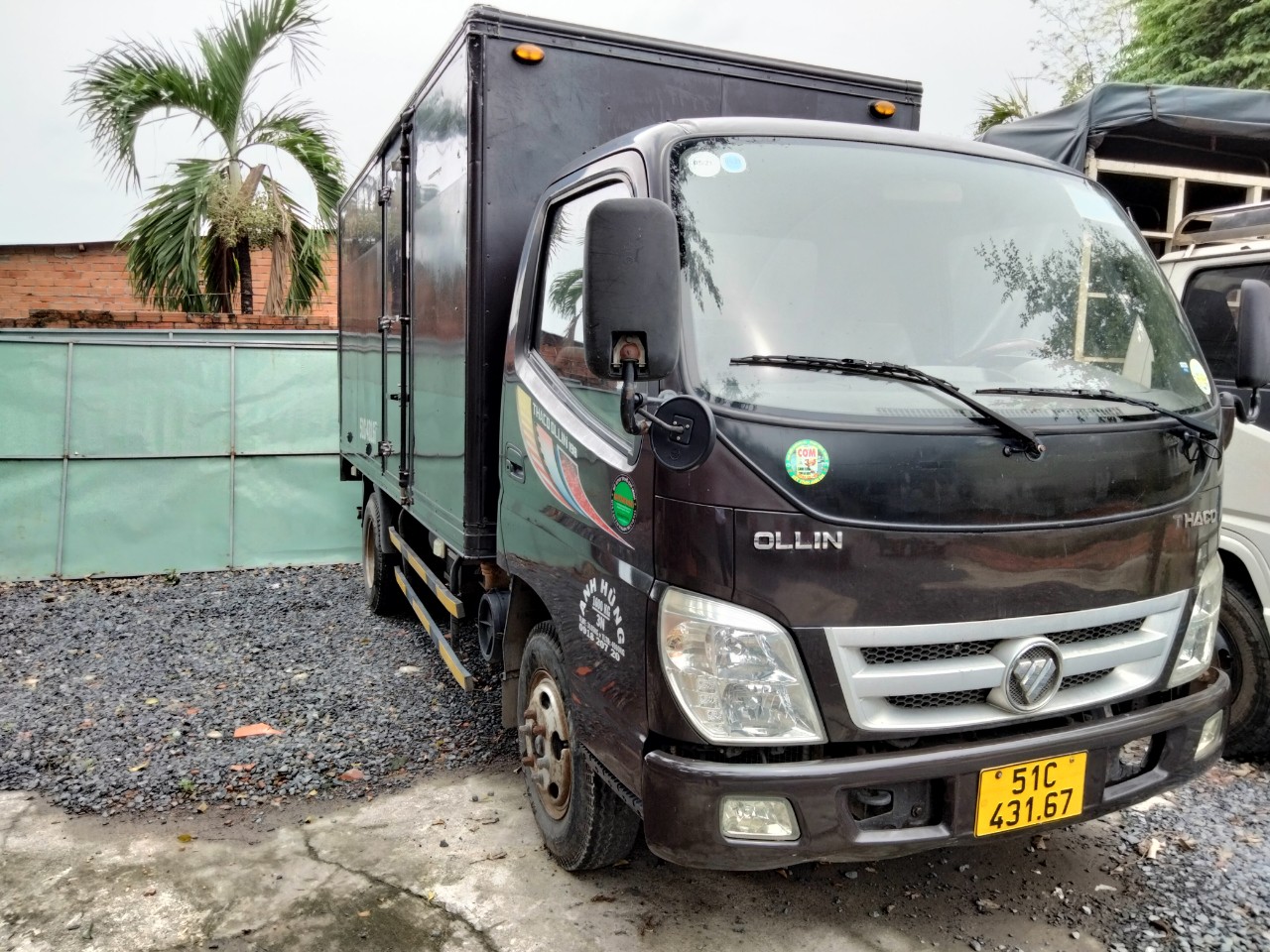 Thaco OLLIN 2014 - Xe tải cũ Thaco Ollin 1T6 thùng kín giá tốt