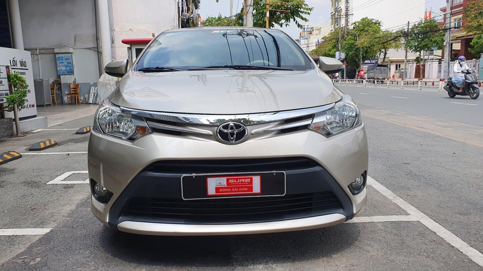 Toyota Vios 1.5E CVT 2017 - Xe Toyota Vios 1.5E CVT 2017, màu nâu