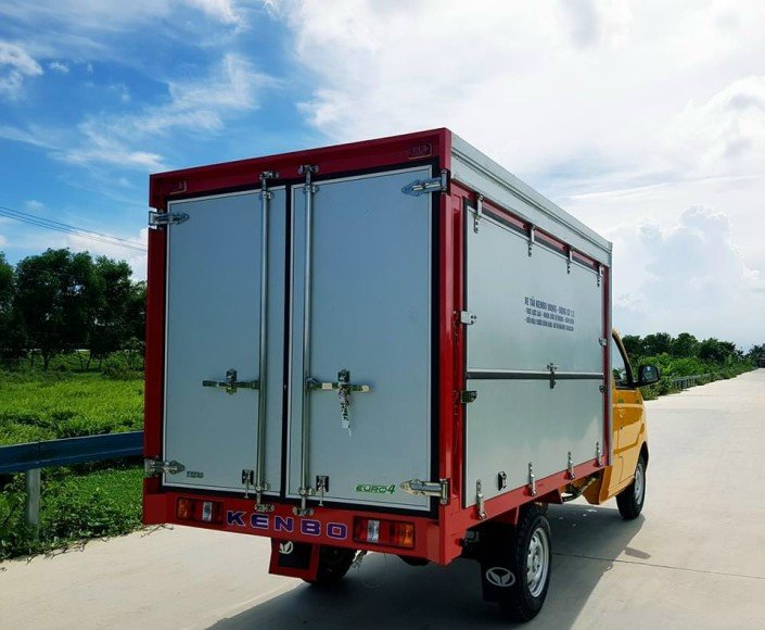 Hãng khác 2021 - Giá xe tải KENBO thùng kín cánh dơi bán hàng lưu động chỉ 60tr nhận xe