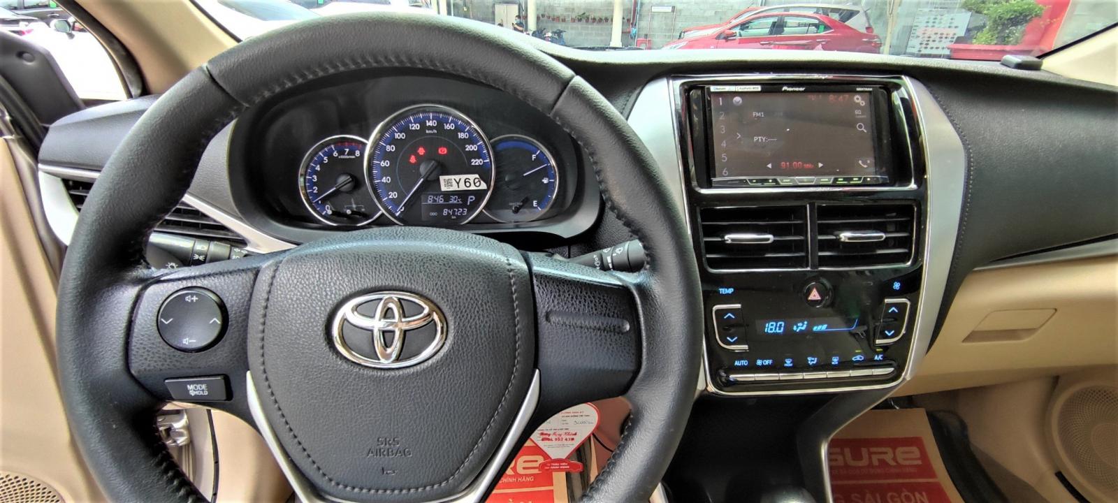 Toyota Vios 1.5G 2018 - Cần bán lại xe Toyota Vios 1.5G đời 2018, màu nâu