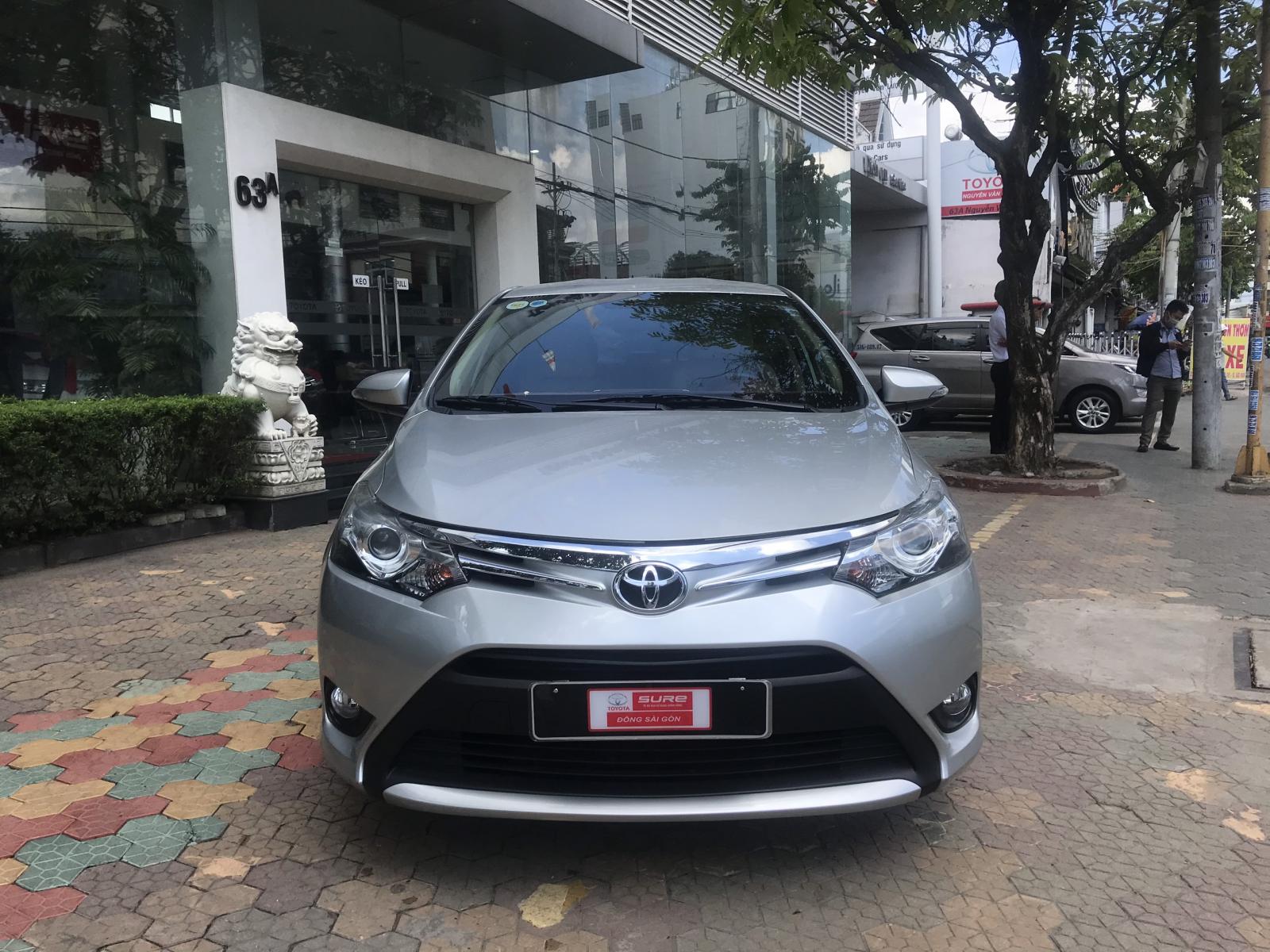 Toyota Vios 1.5 2017 - Vios G 2017 màu bạc rất sang, xe đi lướt chất nguyên zin