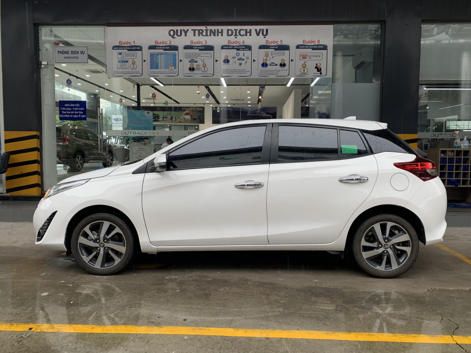 Toyota Yaris 1.5AT 2019 - Bán xe Toyota Yaris 1.5AT sản xuất 2019, màu trắng, nhập khẩu nguyên chiếc