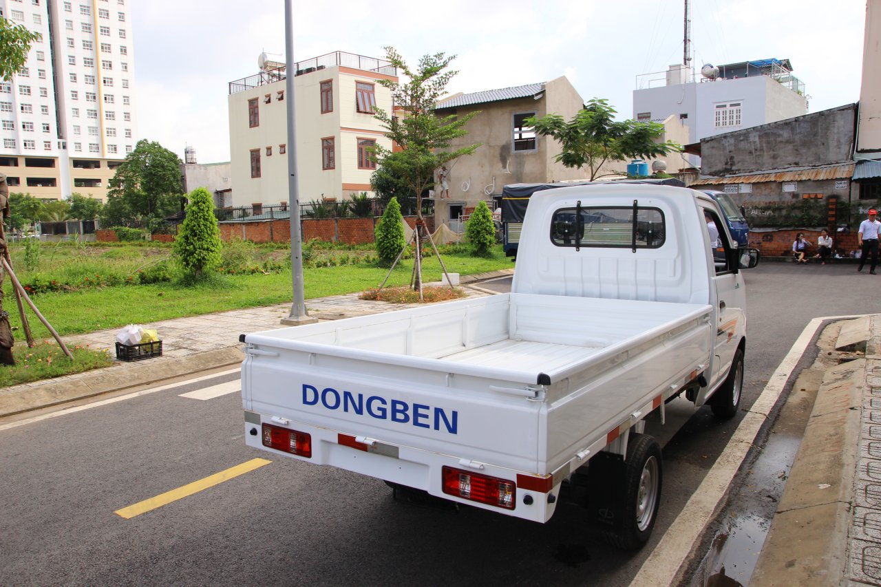 Xe tải 500kg - dưới 1 tấn 2021 - Xe tải nhẹ Dongben 870kg thùng dài 2,5m vào các ngõ hẻm thành phố