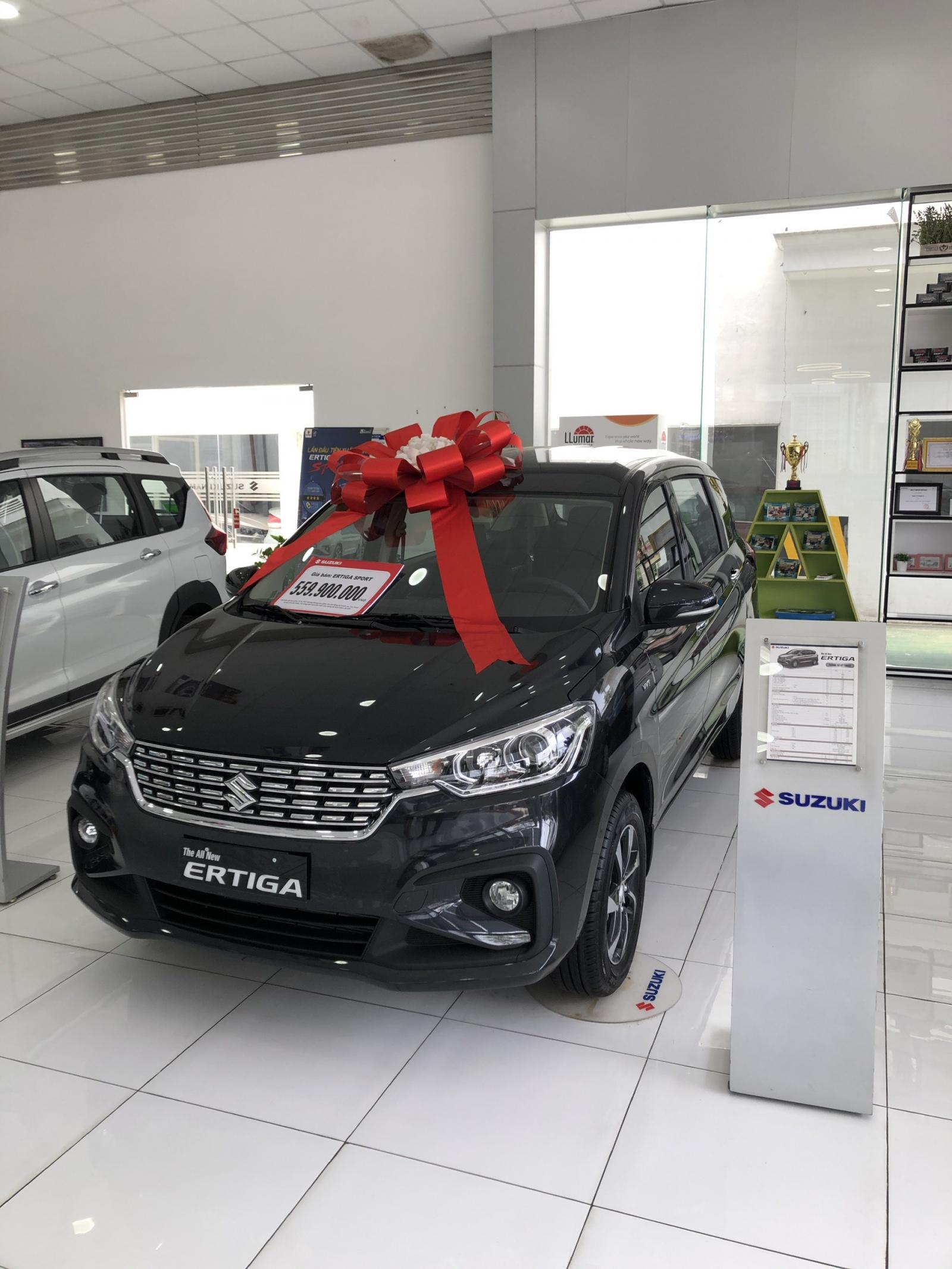 Suzuki Ertiga GLX 2021 - Cần bán xe Suzuki Ertiga GLX đời 2021, màu đen, nhập khẩu nguyên chiếc