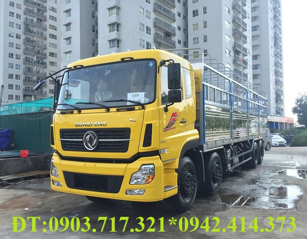 Xe tải Trên 10 tấn 2021 - Bán xe tải DongFeng 4 chân, xe tải DongFeng ISL315 4 chân. Giá xe tải DongFeng 4 chân
