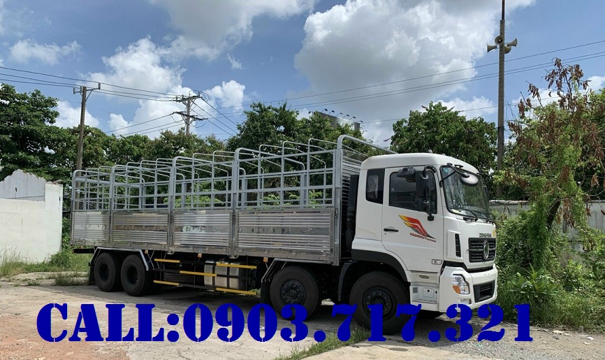 Đại lý bán xe tải Dongfeng 4 chân 17T9 động cơ Cummins nhập khẩu 2021