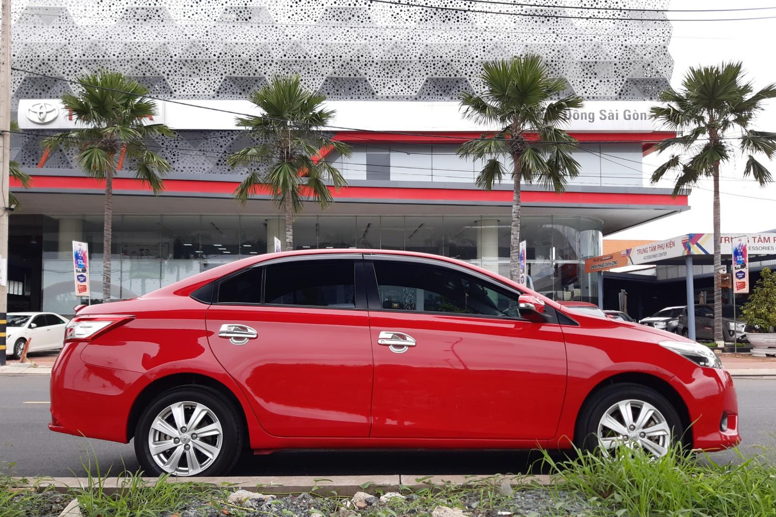 Toyota Vios 1.5 2015 - Bán Toyota Vios 1.5 đời 2015, màu đỏ