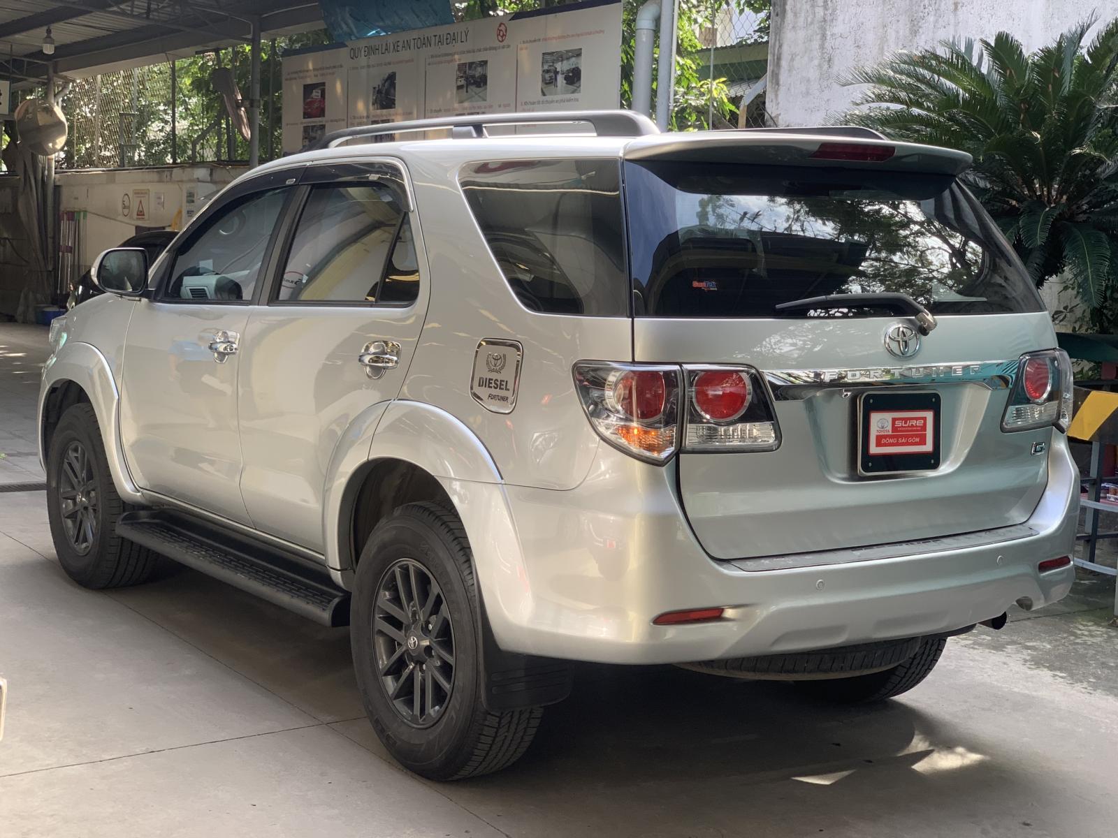 Toyota Fortuner 2.5 2016 - Cần bán gấp Toyota Fortuner 2.5 đời 2016, màu bạc, số sàn