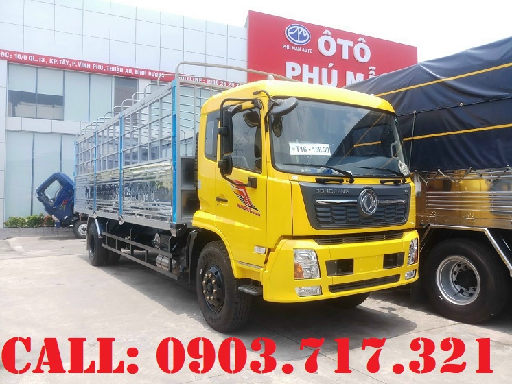 Xe tải 5 tấn - dưới 10 tấn 2021 - Bán xe tải Dongfeng nhập 9T15 thùng 7m7 giá tốt. Gía trả góp xe tải DongFeng 9T15 