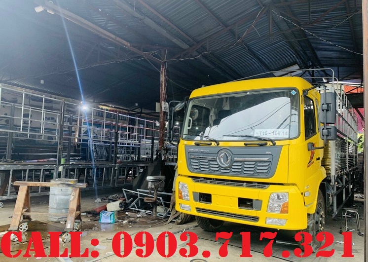 Xe tải 5 tấn - dưới 10 tấn 2021 - Bán xe tải Dongfeng nhập 9T15 thùng 7m7 giá tốt. Gía trả góp xe tải DongFeng 9T15 