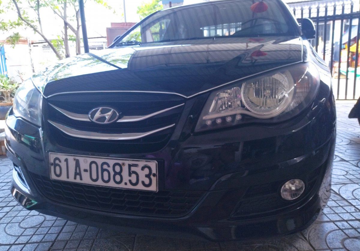 Hyundai Avante   1.6 MT  2012 - Bán ô tô Hyundai Avante 1.6 MT 2012, màu đen  