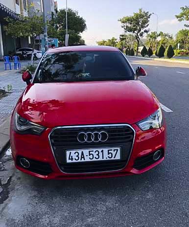 Audi A1      2010 - Bán xe Audi A1 sản xuất năm 2010, màu đỏ, nhập khẩu nguyên chiếc  