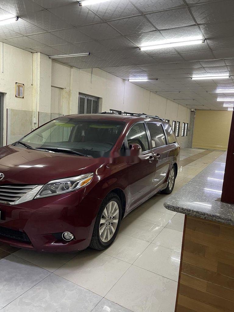 Toyota Sienna Limited  2015 - Bán Toyota Sienna Limited năm sản xuất 2015, màu đỏ, nhập khẩu xe gia đình