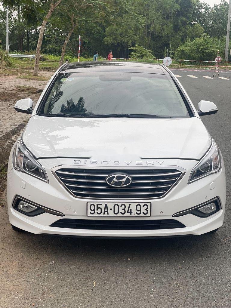 Hyundai Sonata 2017 - Bán Hyundai Sonata sản xuất 2017, màu trắng, nhập khẩu như mới