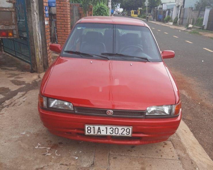 Mazda 323 1993 - Cần bán xe Mazda 323 đời 1993, màu đỏ số sàn