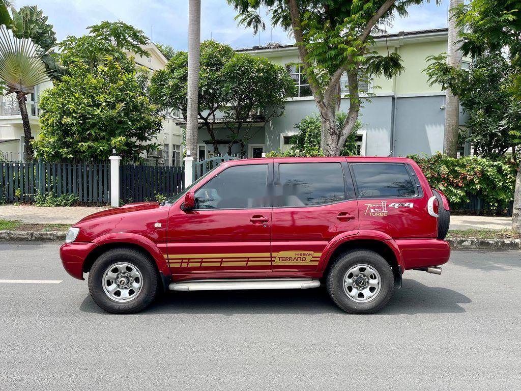 Nissan Terrano   2001 - Cần bán lại xe Nissan Terrano 2001, màu đỏ, xe nhập, 198tr