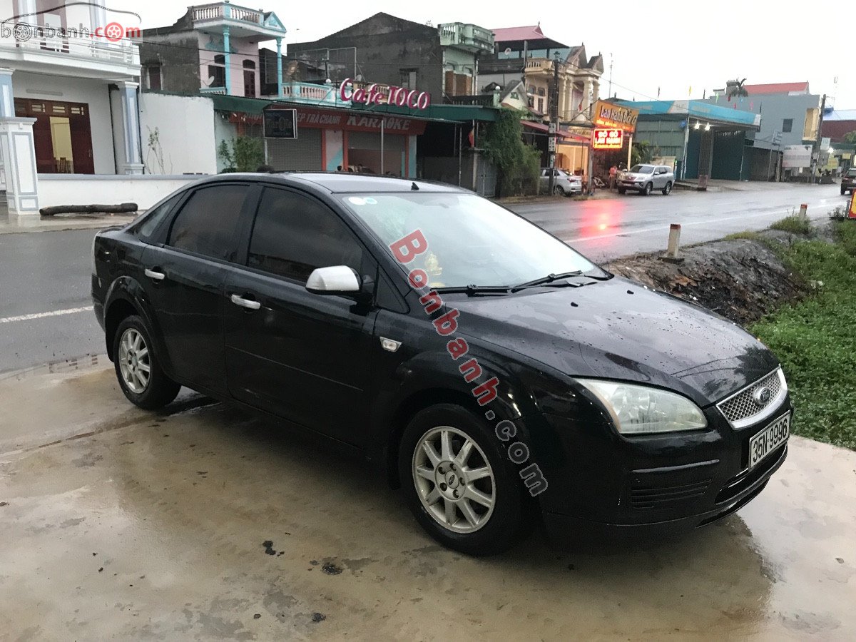 Ford Focus   1.6 MT 2007 - Cần bán xe Ford Focus 1.6 MT năm sản xuất 2007, màu đen