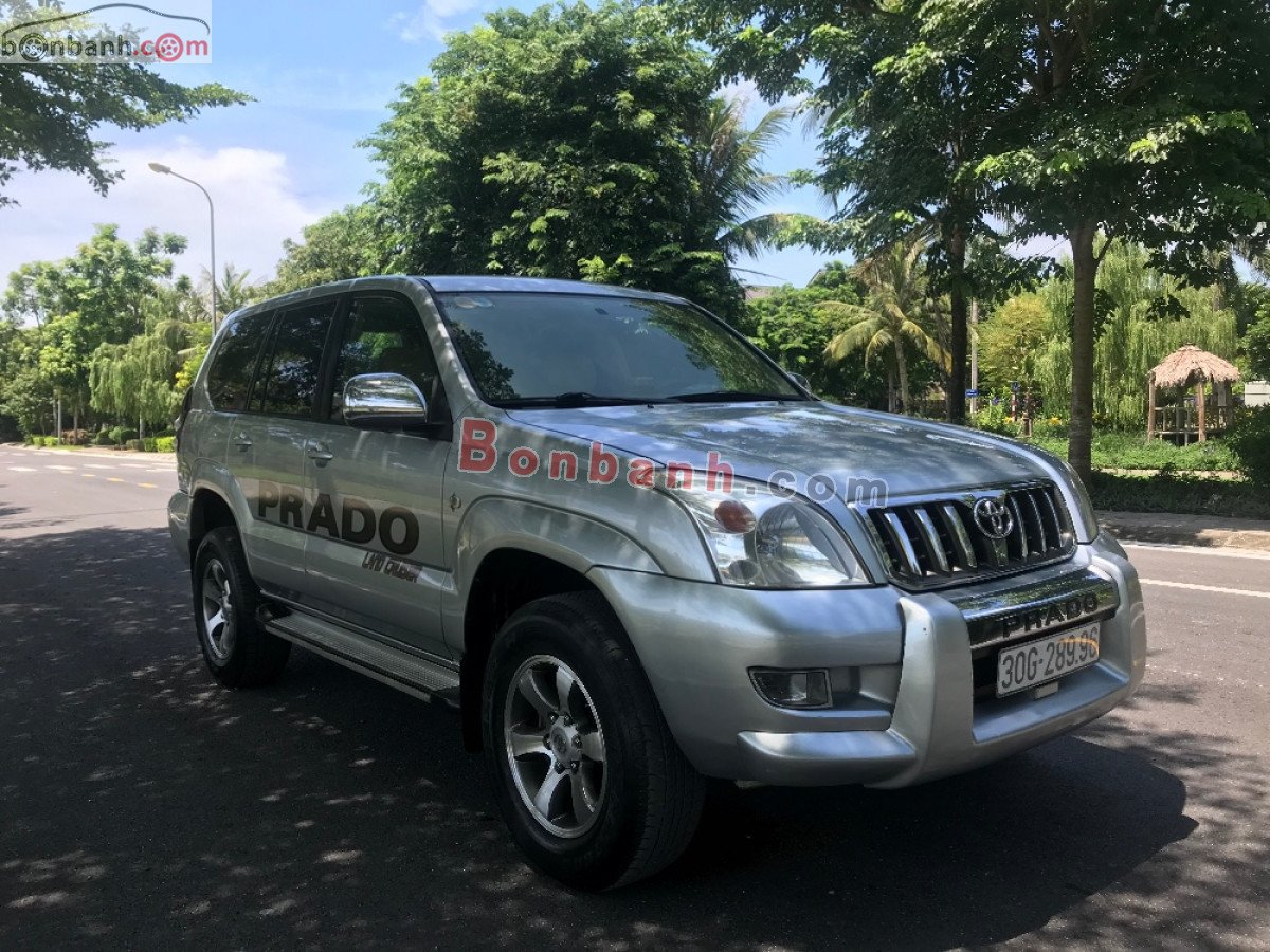 Toyota Prado   2008 - Bán Toyota Prado sản xuất năm 2008, màu xám, nhập khẩu nguyên chiếc  