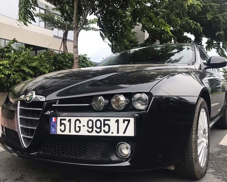 Alfa Romeo 159   2.2 GTS   2008 - Cần bán Alfa Romeo 159 2.2 GTS đời 2008, màu đen, nhập khẩu nguyên chiếc số sàn