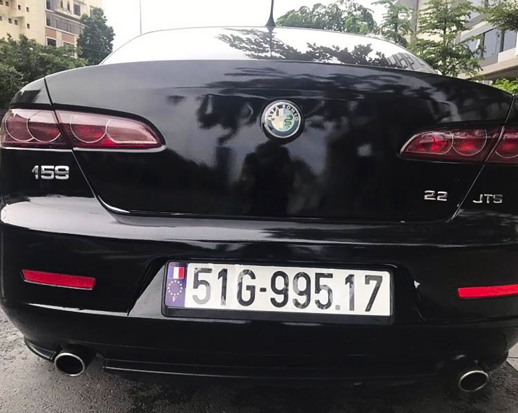 Alfa Romeo 159   2.2 GTS   2008 - Cần bán Alfa Romeo 159 2.2 GTS đời 2008, màu đen, nhập khẩu nguyên chiếc số sàn