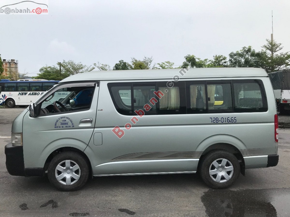 Toyota Hiace   2008 - Bán Toyota Hiace năm sản xuất 2008, màu xanh