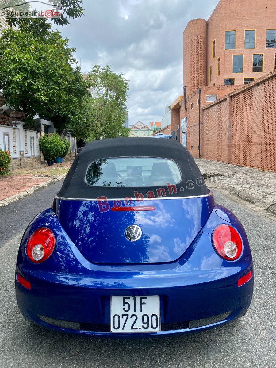 Volkswagen New Beetle   2.5 AT  2007 - Cần bán Volkswagen New Beetle 2.5 AT năm sản xuất 2007, màu xanh lam, nhập khẩu nguyên chiếc còn mới, giá chỉ 570 triệu