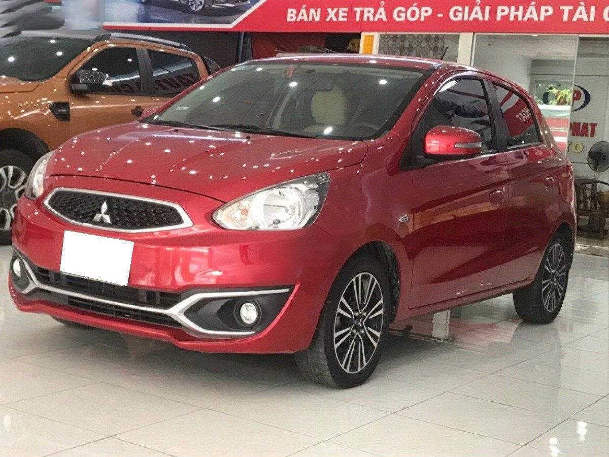 Mitsubishi Mirage   1.2CVT    2017 - Bán Mitsubishi Mirage 1.2CVT sản xuất năm 2017, màu đỏ, nhập khẩu 