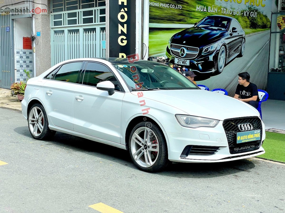 Audi A3   1.8 TFSI  2015 - Bán Audi A3 1.8 TFSI sản xuất năm 2015, màu trắng, xe nhập  