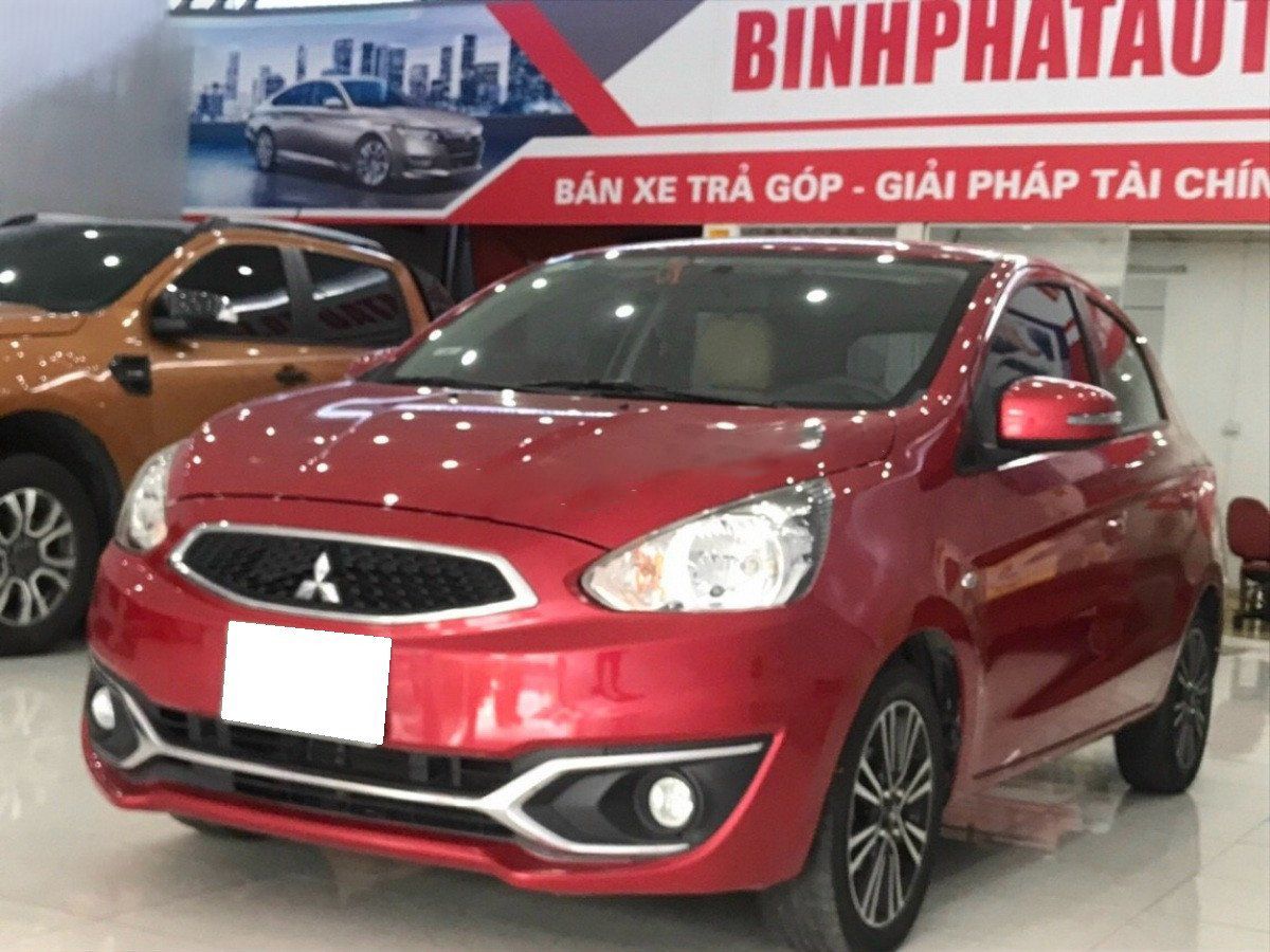 Mitsubishi Mirage   1.2CVT    2017 - Bán Mitsubishi Mirage 1.2CVT sản xuất năm 2017, màu đỏ, nhập khẩu 