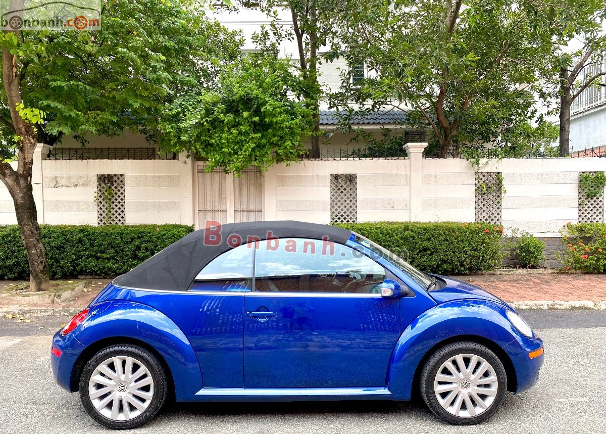 Volkswagen New Beetle   2.5 AT  2007 - Cần bán Volkswagen New Beetle 2.5 AT năm sản xuất 2007, màu xanh lam, nhập khẩu nguyên chiếc còn mới, giá chỉ 570 triệu