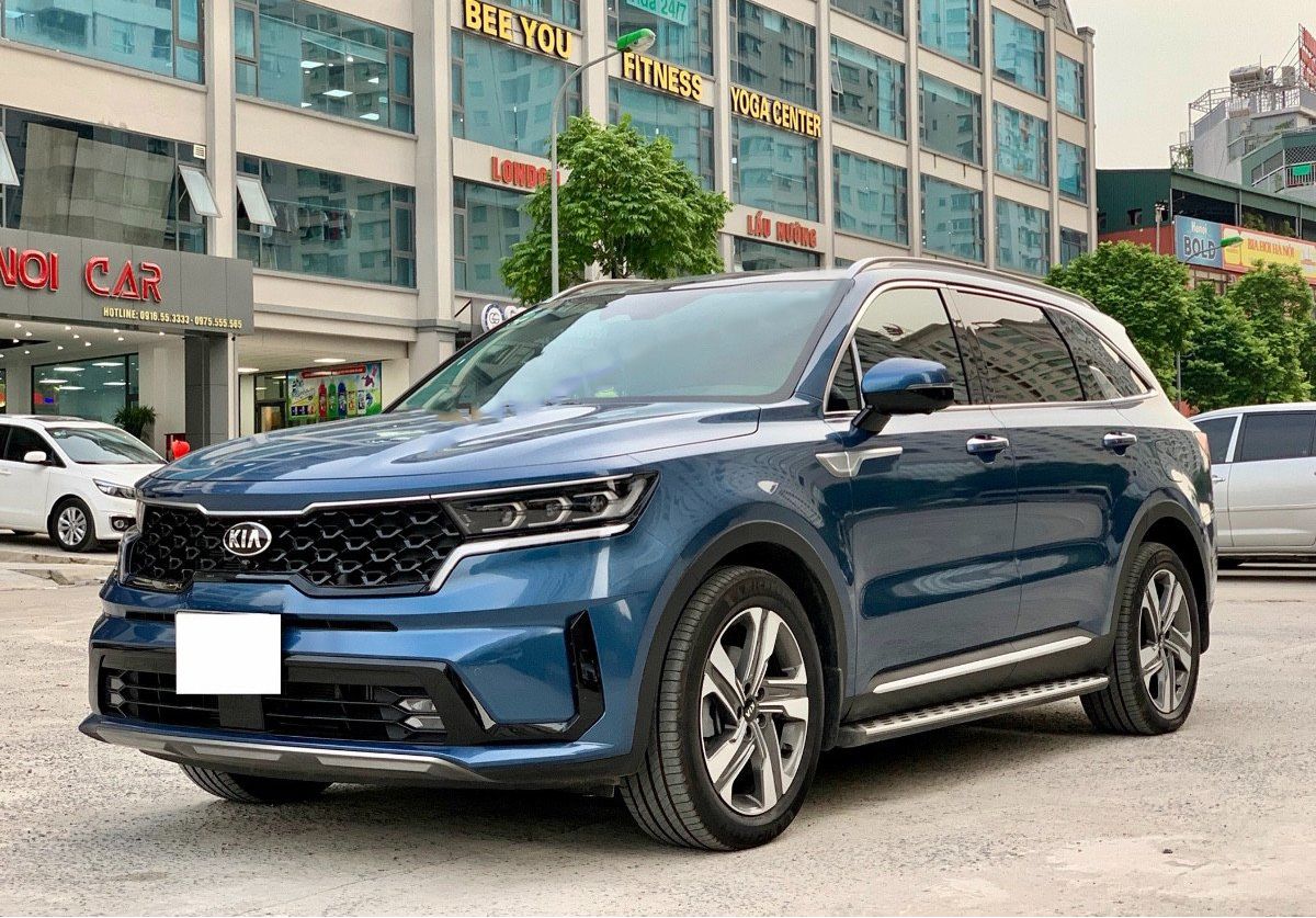 Kia Sorento   AWD Signature 2021 - Bán Kia Sorento AWD Signature sản xuất 2021, màu xanh lam