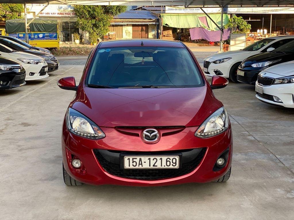 Mazda 2   2014 - Cần bán Mazda 2 sản xuất năm 2014, màu đỏ số tự động, 348 triệu