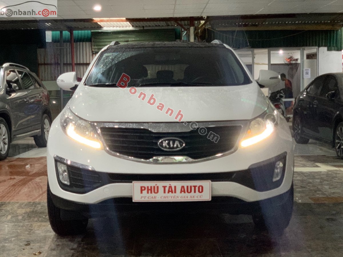 Kia Sportage   2.0 AT 2012 - Bán Kia Sportage 2.0 AT 2012, màu trắng, xe nhập, giá tốt