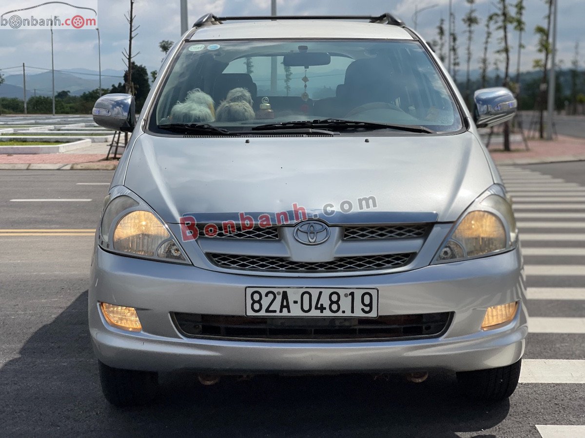 Toyota Innova   MT 2008 - Cần bán xe Toyota Innova MT sản xuất 2008, màu bạc, giá 199tr