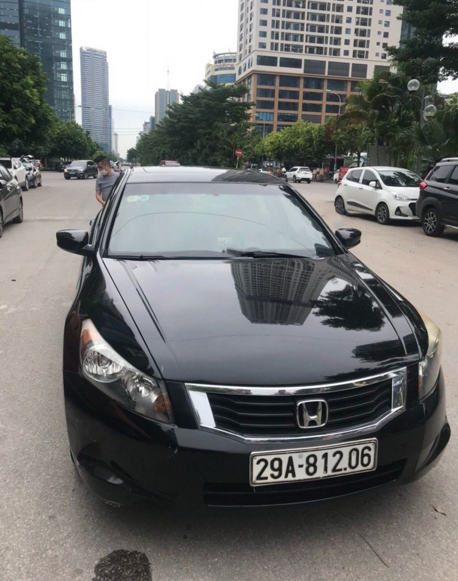 Honda Accord   2.4AT   2008 - Cần bán xe Honda Accord 2.4AT năm sản xuất 2008, màu đen