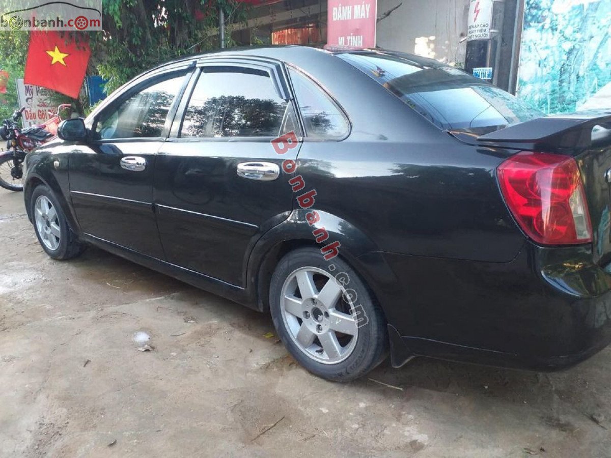 Daewoo Lacetti   EX 1.6 MT   2004 - Cần bán xe Daewoo Lacetti EX 1.6 MT 2004, màu đen, giá 86tr