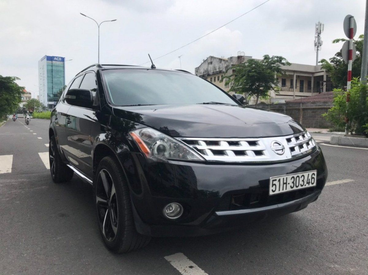 Nissan Murano   SL 3.5 AWD  2008 - Cần bán gấp Nissan Murano SL 3.5 AWD năm 2008, màu đen, nhập khẩu  