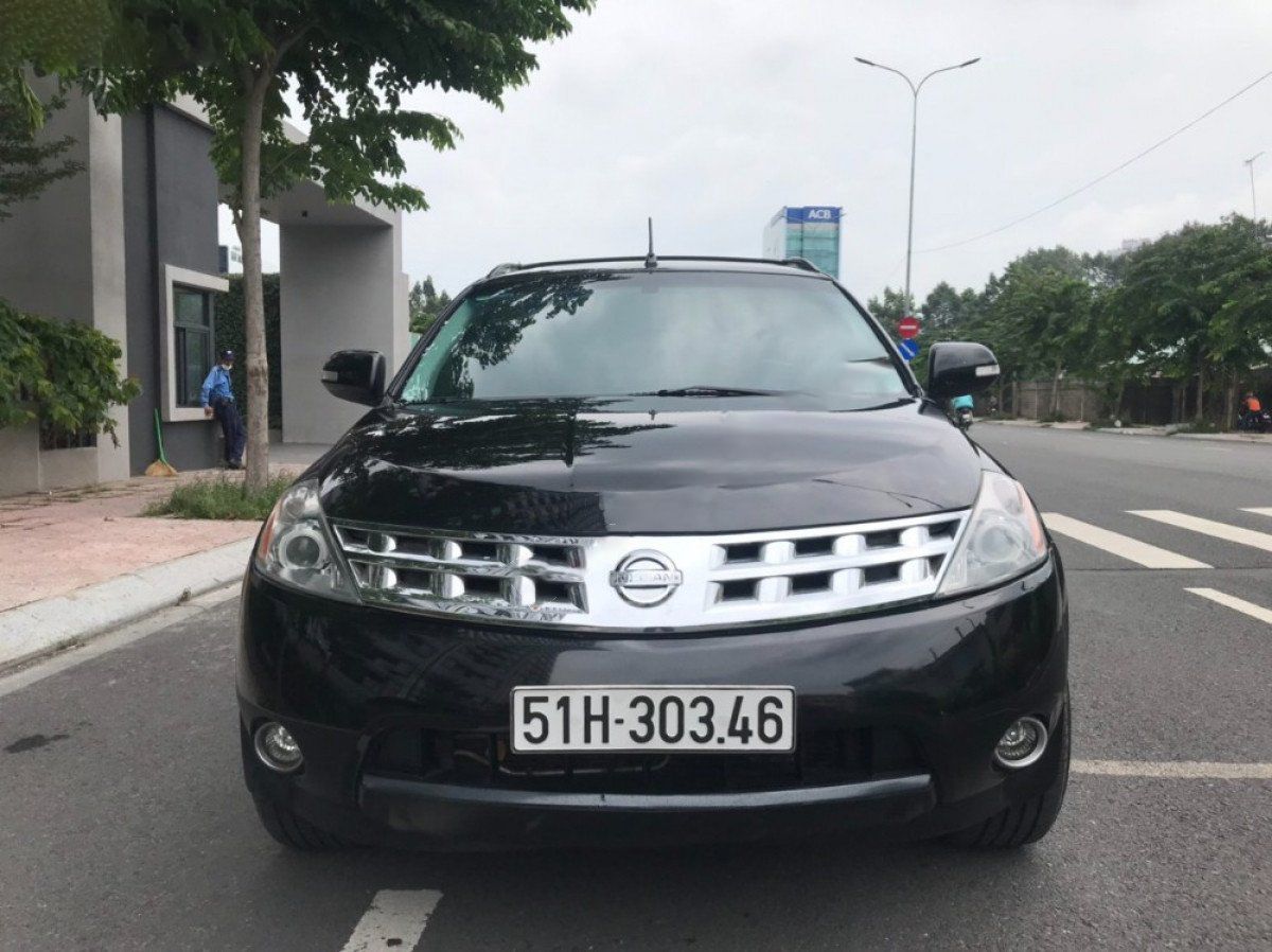 Nissan Murano   SL 3.5 AWD  2008 - Cần bán gấp Nissan Murano SL 3.5 AWD năm 2008, màu đen, nhập khẩu  