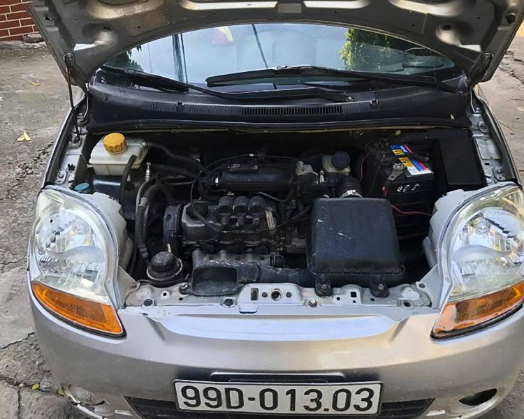 Chevrolet Spark   Van 0.8 MT  2009 - Bán Chevrolet Spark Van 0.8 MT 2009, màu bạc, giá tốt