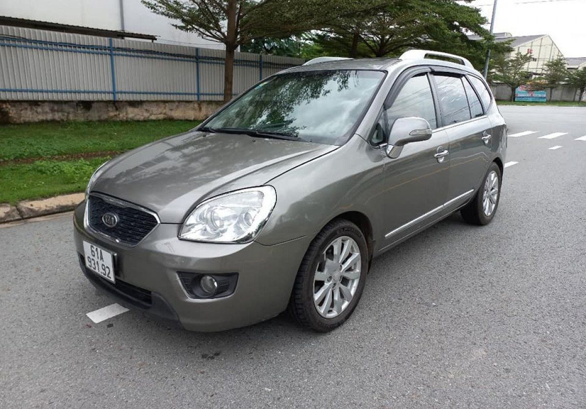 Kia Carens   SXAT  2013 - Cần bán xe Kia Carens SXAT 2013, màu xám đã đi 97.000 km